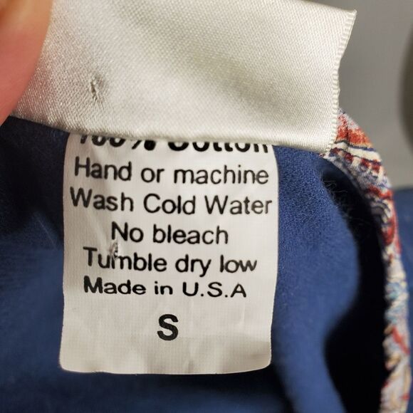 Y2K IN HARMONY blazer blue corduroy tie waist cropped jacket S‎ - Picture 8 of 8